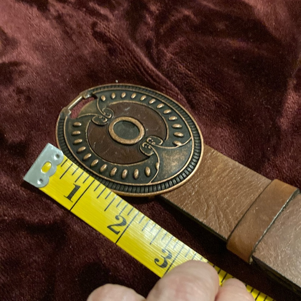 Chico’s Brown Leather Adjustable Belt - Picture 11 of 13
